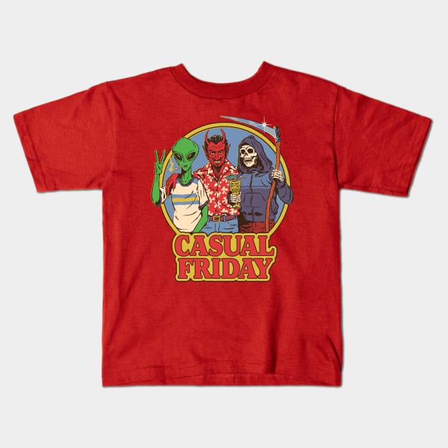 Casual Friday Kids T-Shirt by Steven Rhodes